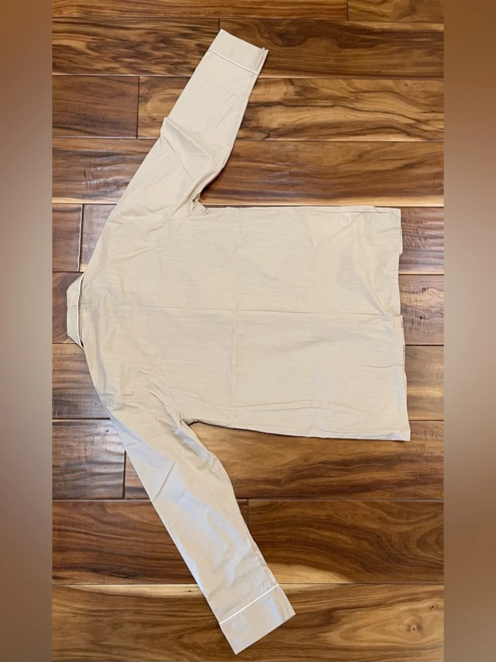 Vintage 70’s Pierre Cardin 2 piece Men’s M beige pajama set - Picture 4 of 9